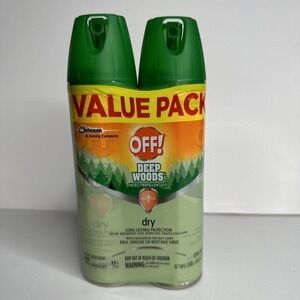 OFF! Deep Woods Insect Repellent VIII Dry, 4 oz. (2 ct) 8 Ounce